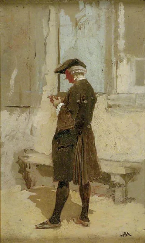 Un abbé - Ernest Meissonier image 1 copie de tableau peinte à la main