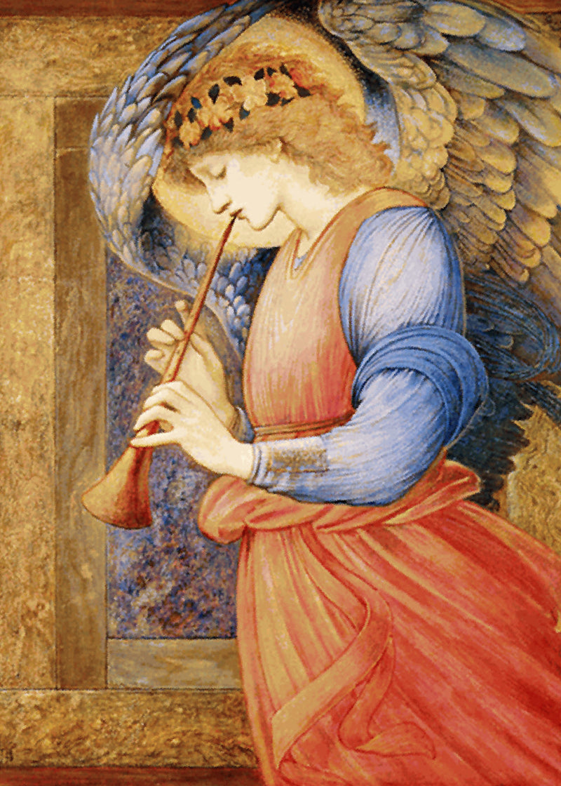 Un ange suonando il flauto dolce - Edward Burne-Jones
