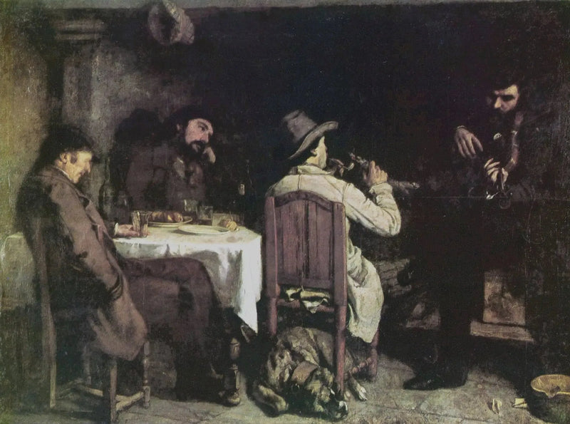 Un pomeriggio a Ornans - Gustave Courbet