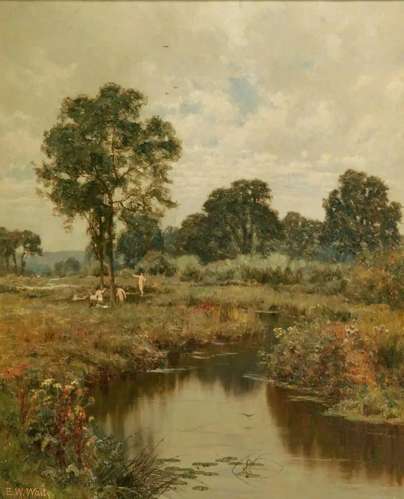 Un pomeriggio di agosto, Woolhampton, Berkshire - Edward Wilkins Waite