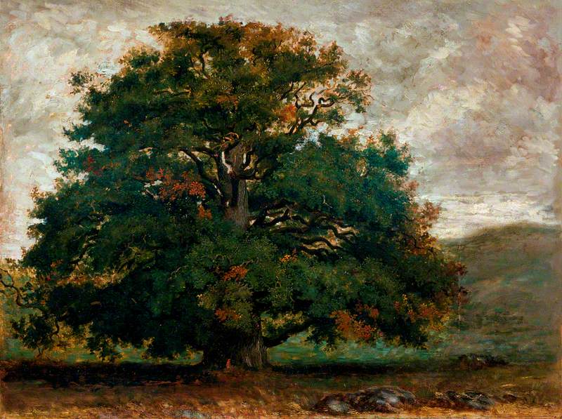 Un albero nella foresta di Fontainebleau - Théodore Rousseau