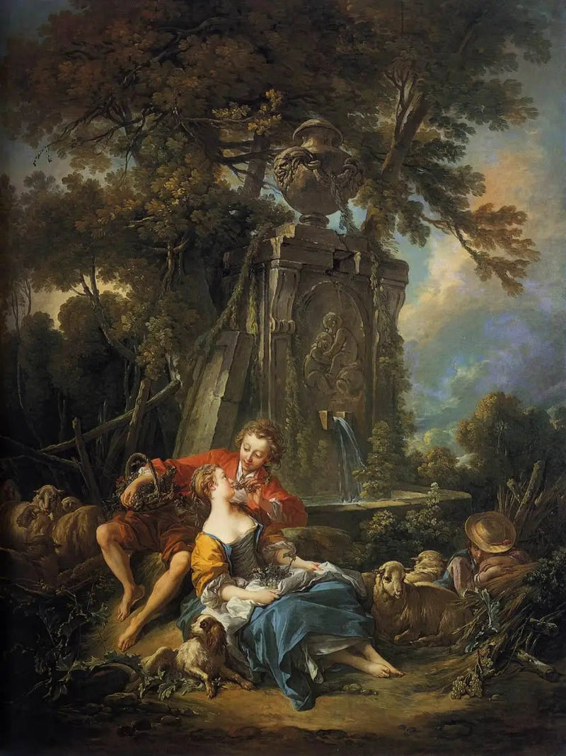Un automne pastorale - François Boucher