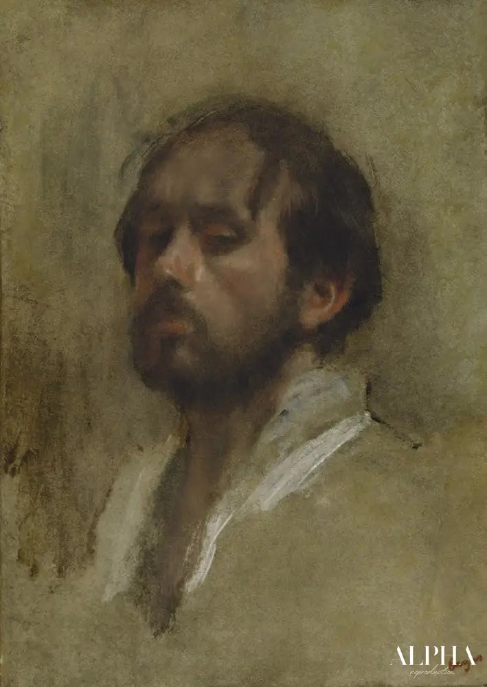 Un autoportrait - Edgar Degas - Reproductions de tableaux et peintures haut de gamme