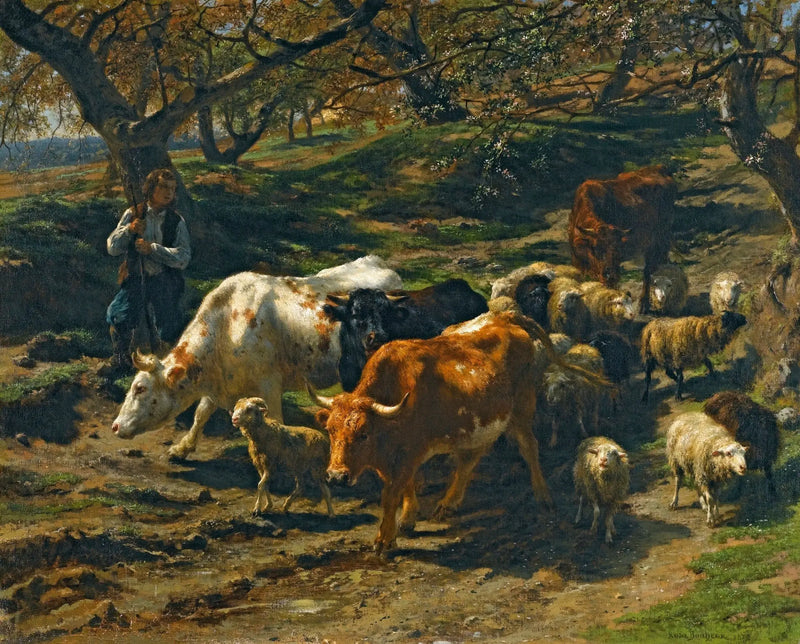 Un pastore con il suo gregge - Rosa Bonheur