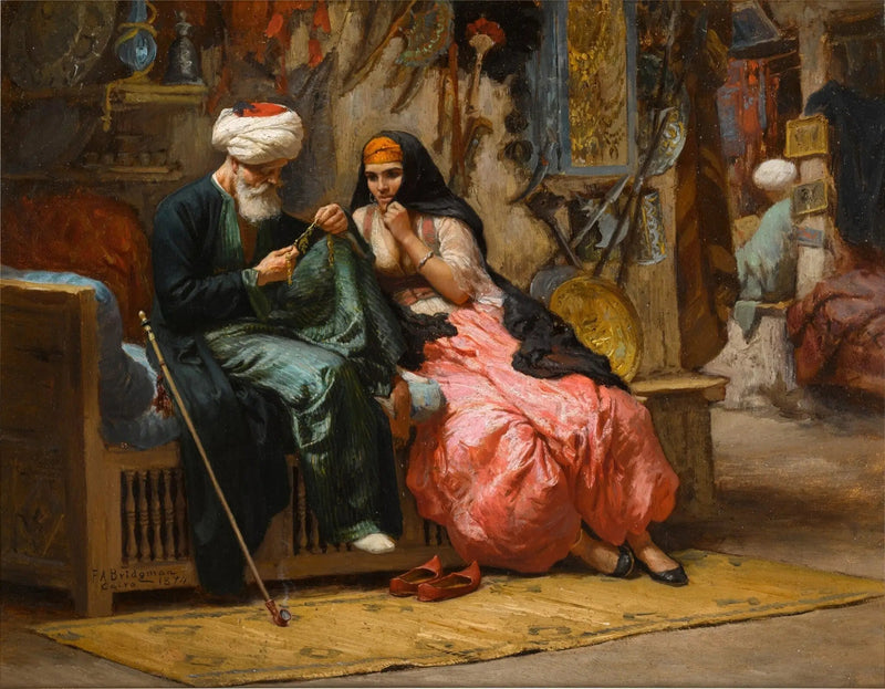 Un gioiello prezioso - Frederick Arthur Bridgman