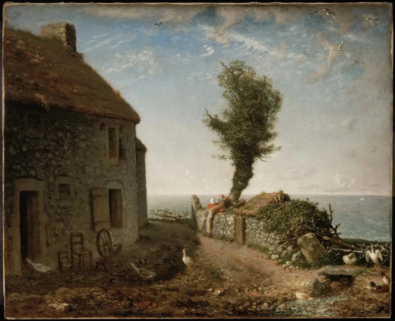 Un pezzo del villaggio di Gréville - Jean-François Millet