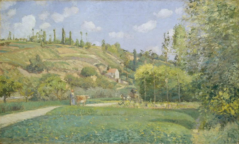 Un bovaro a Valhermeil, Auvers-sur-Oise - Camille Pissarro