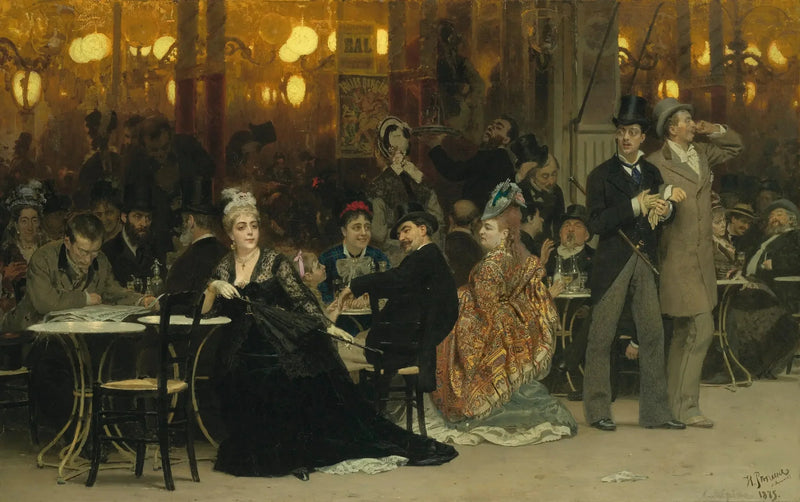 Un caffè parigino - Ilya Repin