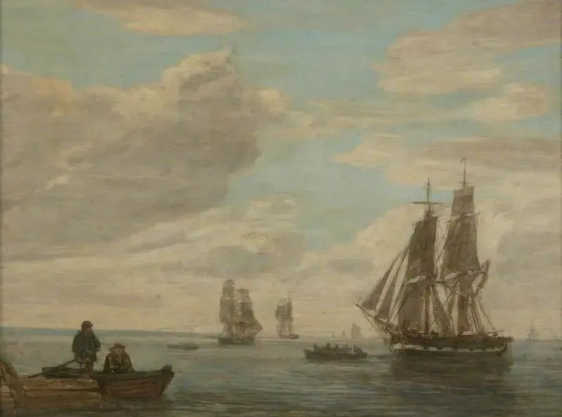 Una calma - Eugène Boudin