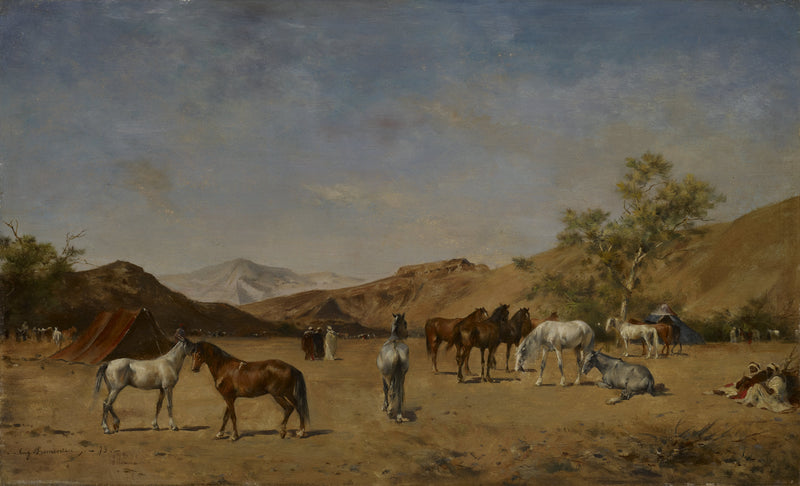 Un camp arabe - Eugène Fromentin