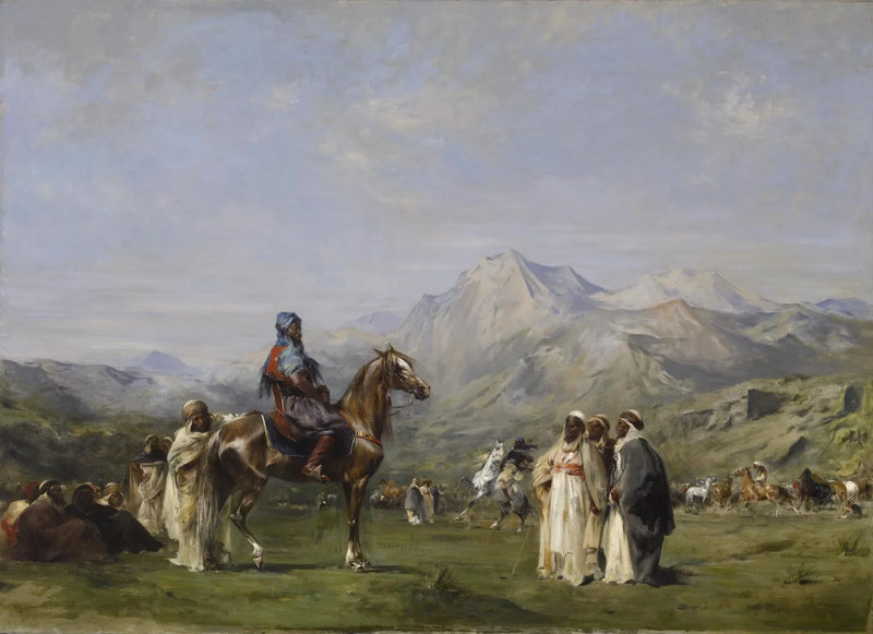 Un campement dans les montagnes de l'Atlas - Eugène Fromentin