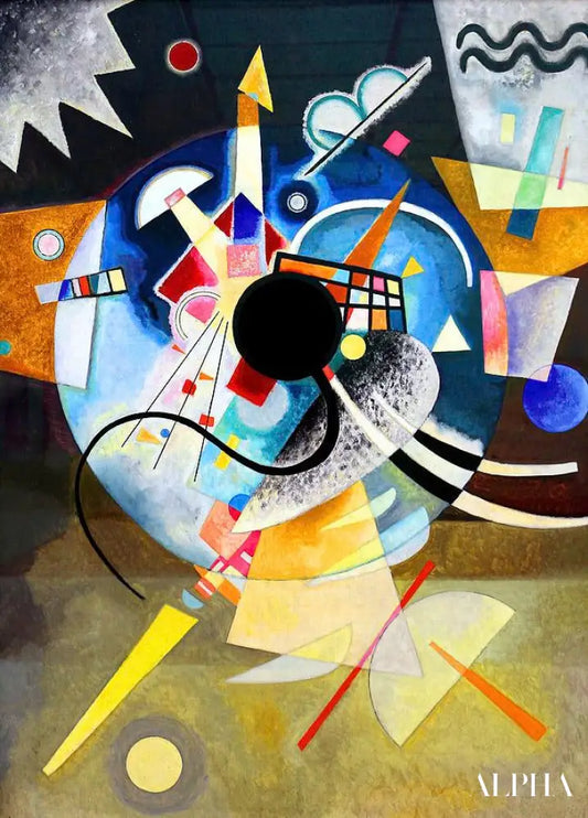 Un centre - Vassily Kandinsky - Reproductions de tableaux et peintures haut de gamme