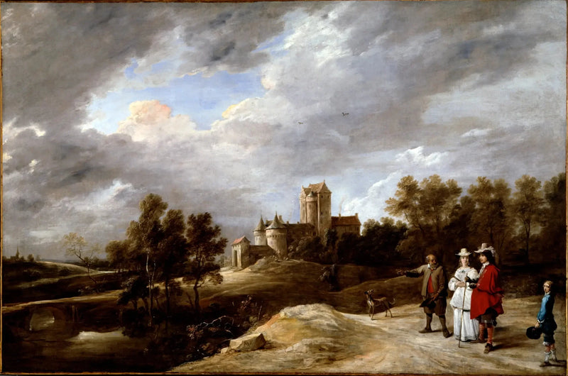 Un castello e il suo proprietario - David Teniers il Giovane