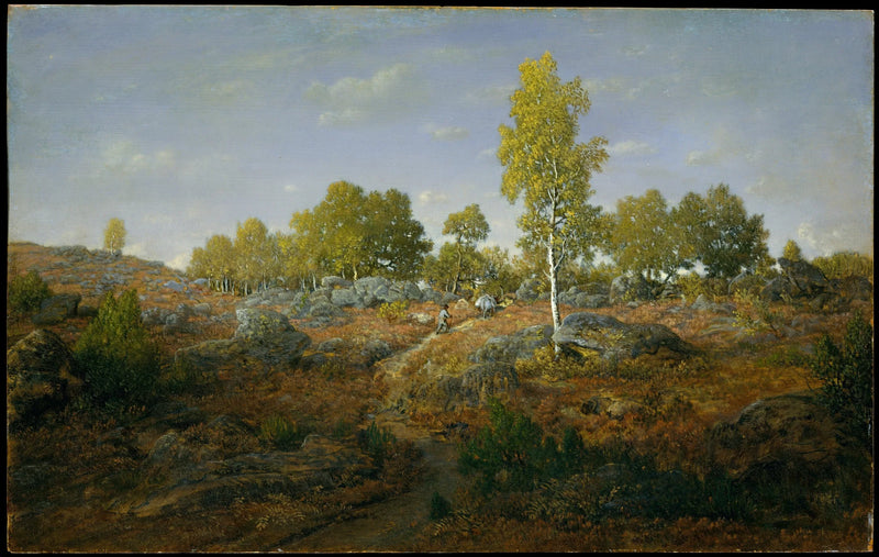 Un sentiero tra le rocce - Théodore Rousseau
