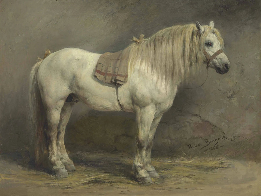 Un cavallo bianco - Rosa Bonheur