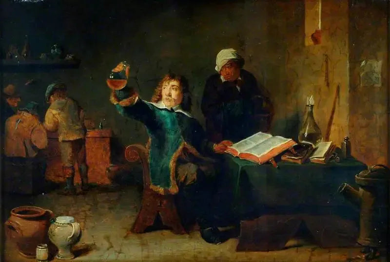 Un chimista nel suo laboratorio - David Teniers il Giovane