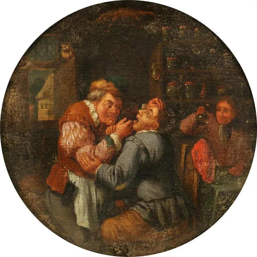 Un chirurgo che estrae un dente - David Teniers il Giovane