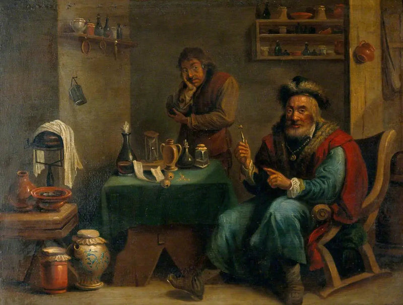 Un chirurgo che ha estratto un dente - David Teniers il Giovane