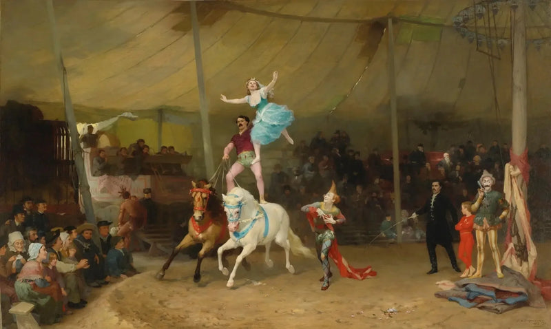 Un Cirque En Provincia - Frederick Arthur Bridgman
