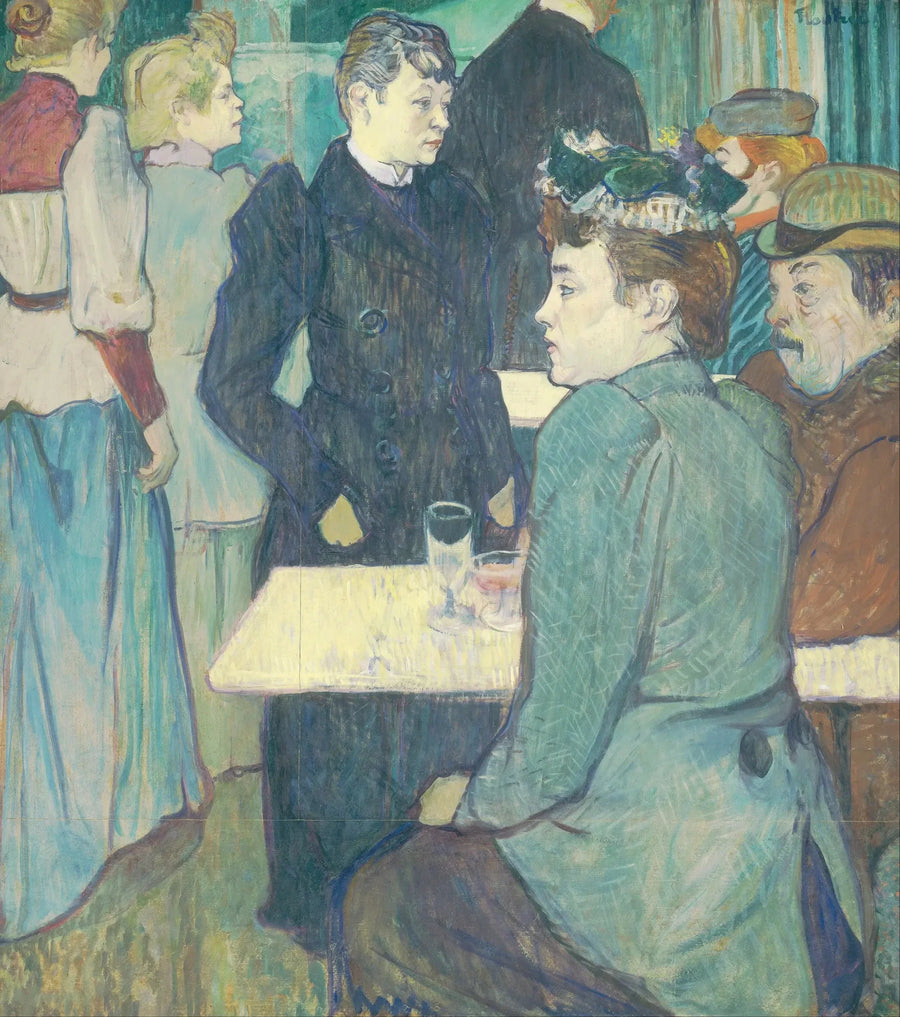 Un angolo del Moulin de la Galette - Henri de Toulouse-Lautrec