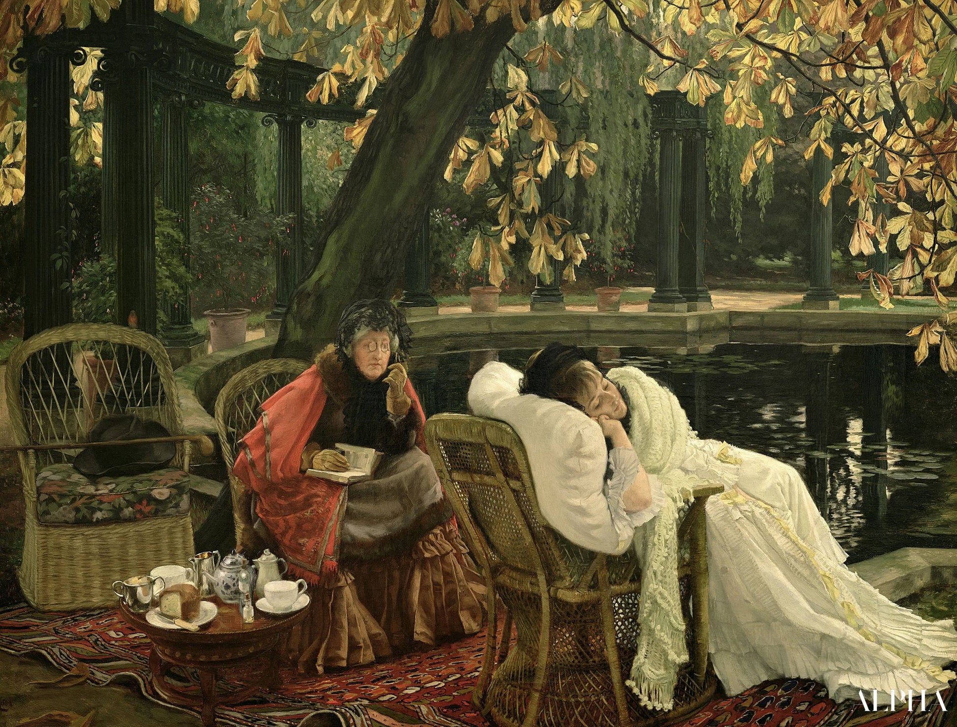 Un convalescente, 1876 - James Tissot - Riproduzioni di quadri e dipinti di alta qualità