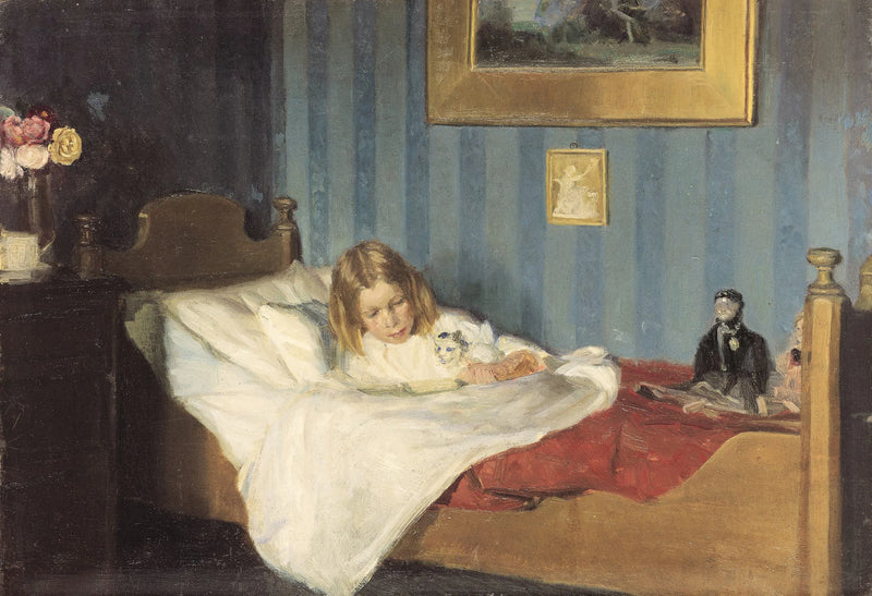 Un convalescente - Michael Peter Ancher
