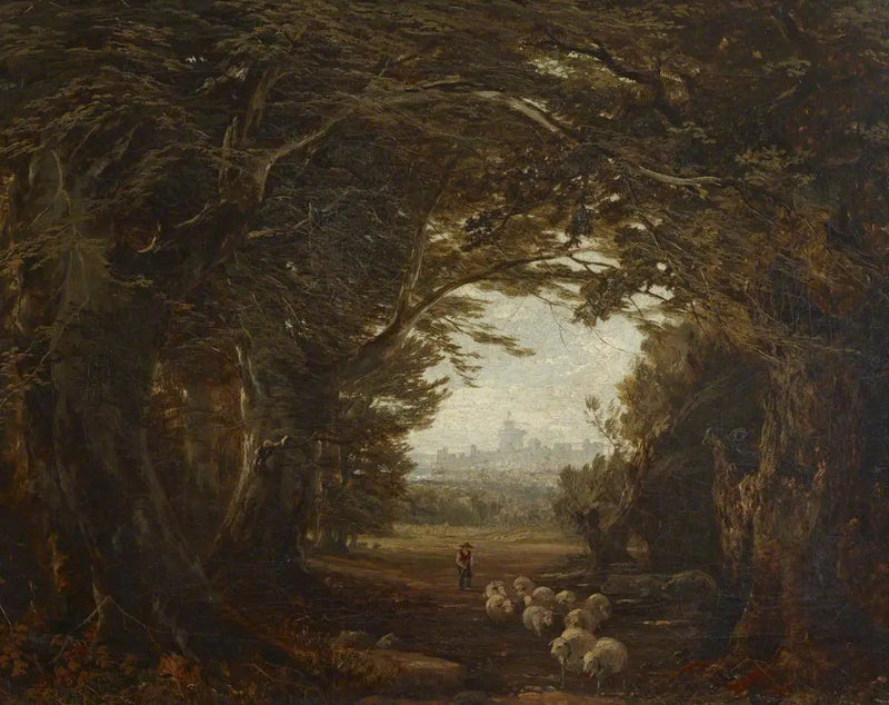 Uno sguardo nella foresta di Windsor - John Frederick Kensett