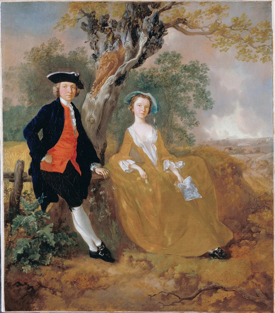 Una coppia in un paesaggio - Thomas Gainsborough