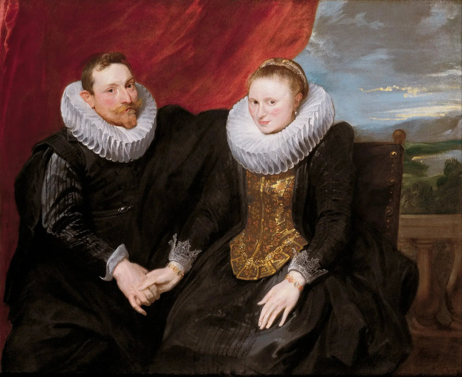 Una coppia sposata - Antoine van Dyck