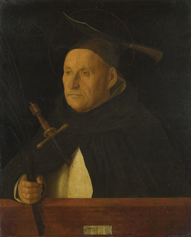 Un domenicano, con gli attributi di san Pietro Martire - Giovanni Bellini