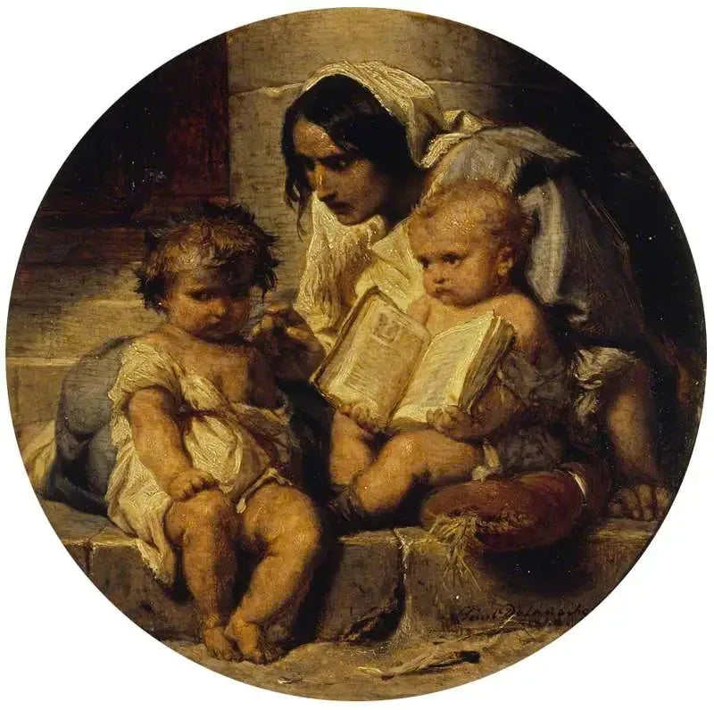 Un enfant qui apprend à leggere - Paul Delaroche
