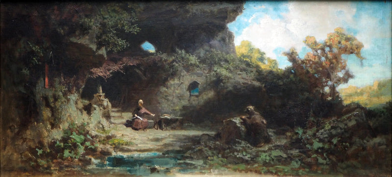 Un eremita nelle montagne - Carl Spitzweg