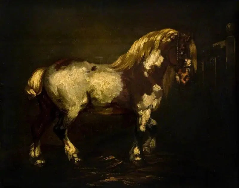 Un stallone pinto - Théodore Géricault