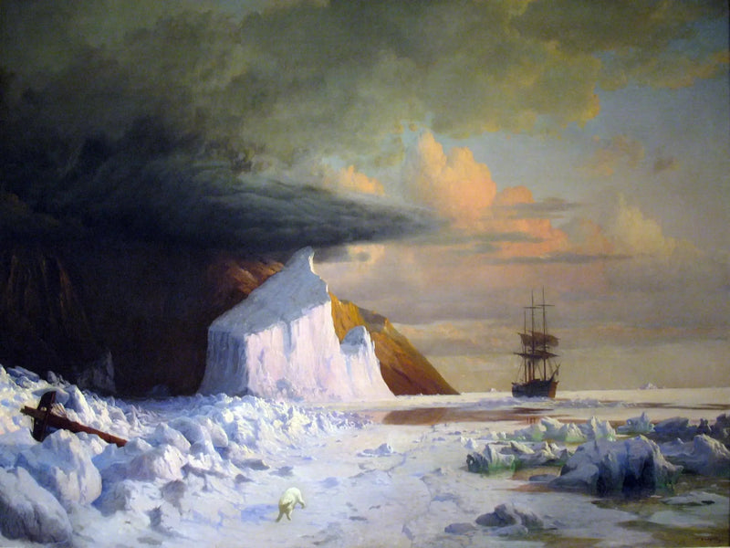 Un été artico : perforazione del pack di ghiaccio nella baia di Melville - William Bradford