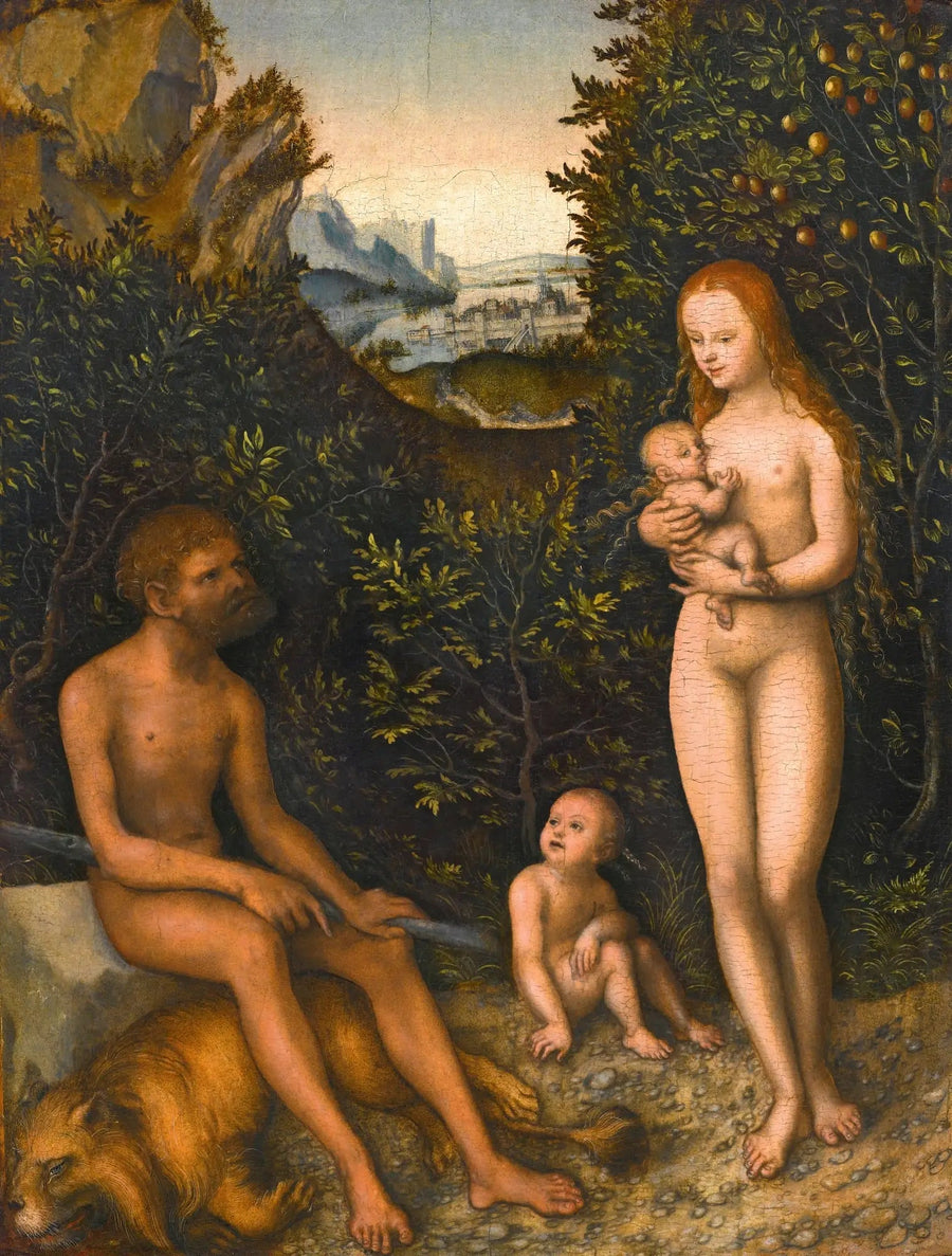 Un fauno e la sua famiglia - Lucas Cranach il Vecchio