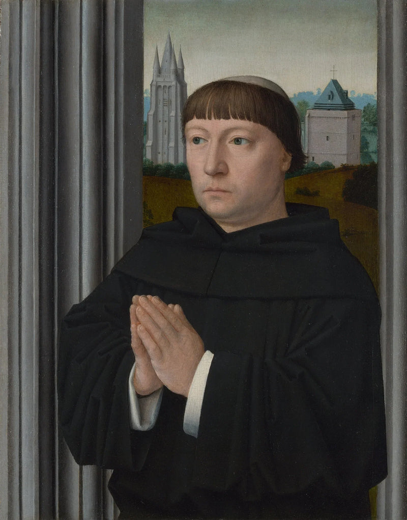 Un frère augustin in preghiera - Gérard David