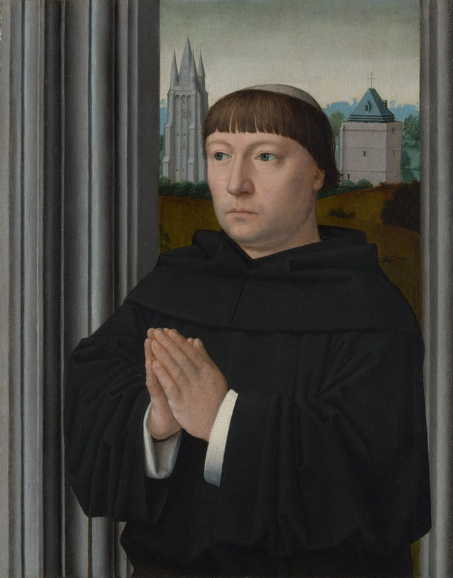 Un frère augustin in preghiera - Gérard David