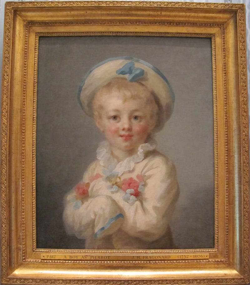 Un garçon en Pierrot - Jean-Honoré Fragonard