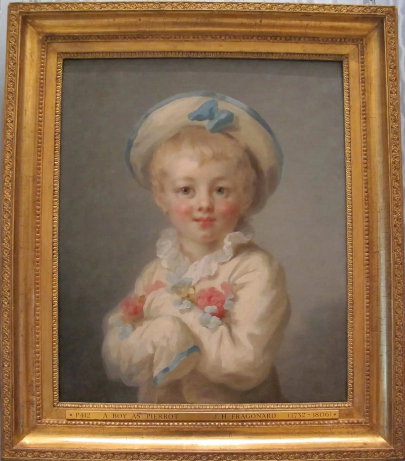 Un garçon en Pierrot - Jean-Honoré Fragonard