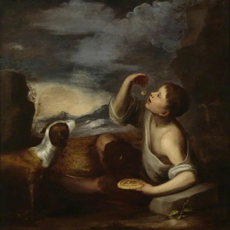 Un ragazzo spagnolo con un cane - Bartolomé Esteban Murillo