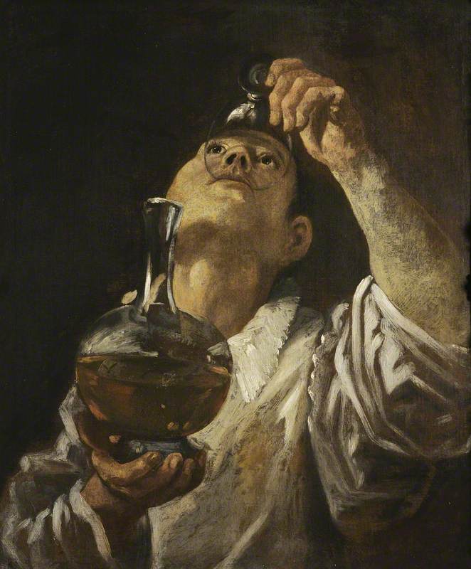 Un ragazzo che beve - Annibale Carracci