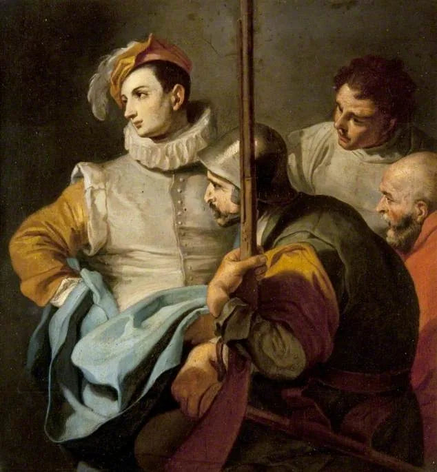Un groupe de quattro uomini - Francesco Solimena