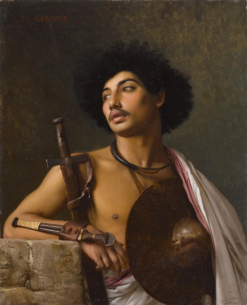 Un guerriero Bischari - Jean-Léon Gérôme