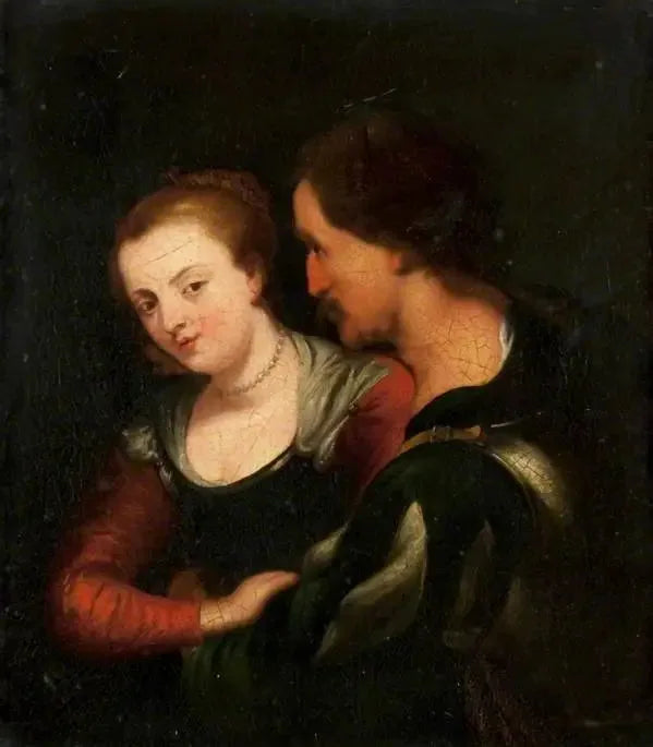 Un homme et une fille - Peter Paul Rubens image 1 reproduction de peinture à l’huile