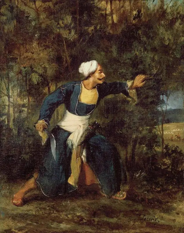 Un indiano armato del Gourka-kree - Eugène Delacroix