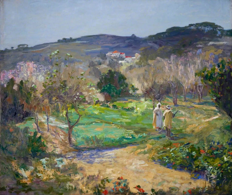 Un giardino moresco in inverno - John Lavery