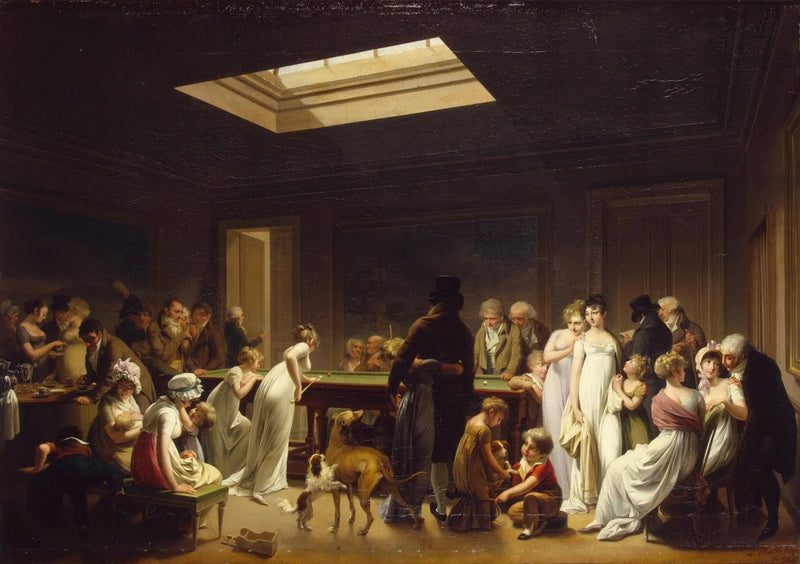 Un jeu de biliardo - Louis-Léopold Boilly