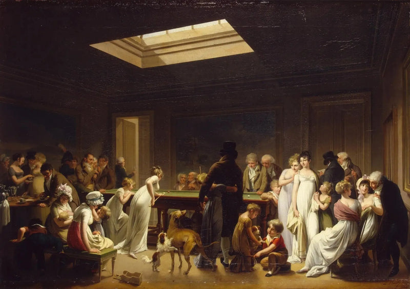 Un jeu de biliardo - Louis-Léopold Boilly