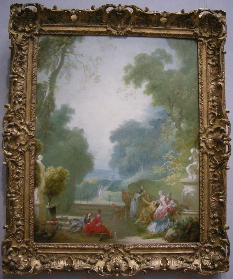 Un jeu de coques chaudes - Jean-Honoré Fragonard