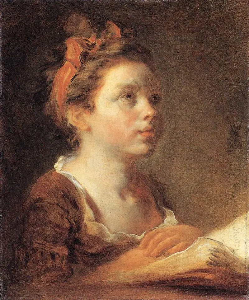 Un jeune erudito - Jean-Honoré Fragonard